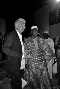 André Magnin, soirée d'inauguration, Rencontres de la Photographie de Bamako, nov 2011 © Eric Benhamou