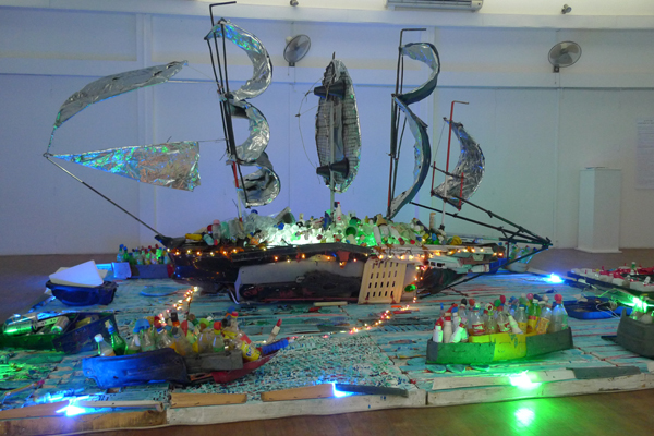 « Bateau négrier » Aston 2010, CCF Cotonou © Isabelle Gourmelon